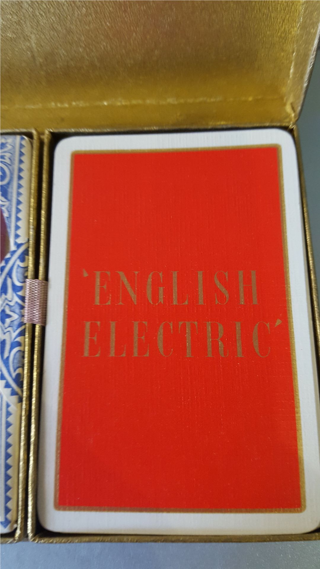 Vintage Retro Collectors De La Rue London Playing Cards English Electric NO RESERVE - Image 2 of 3