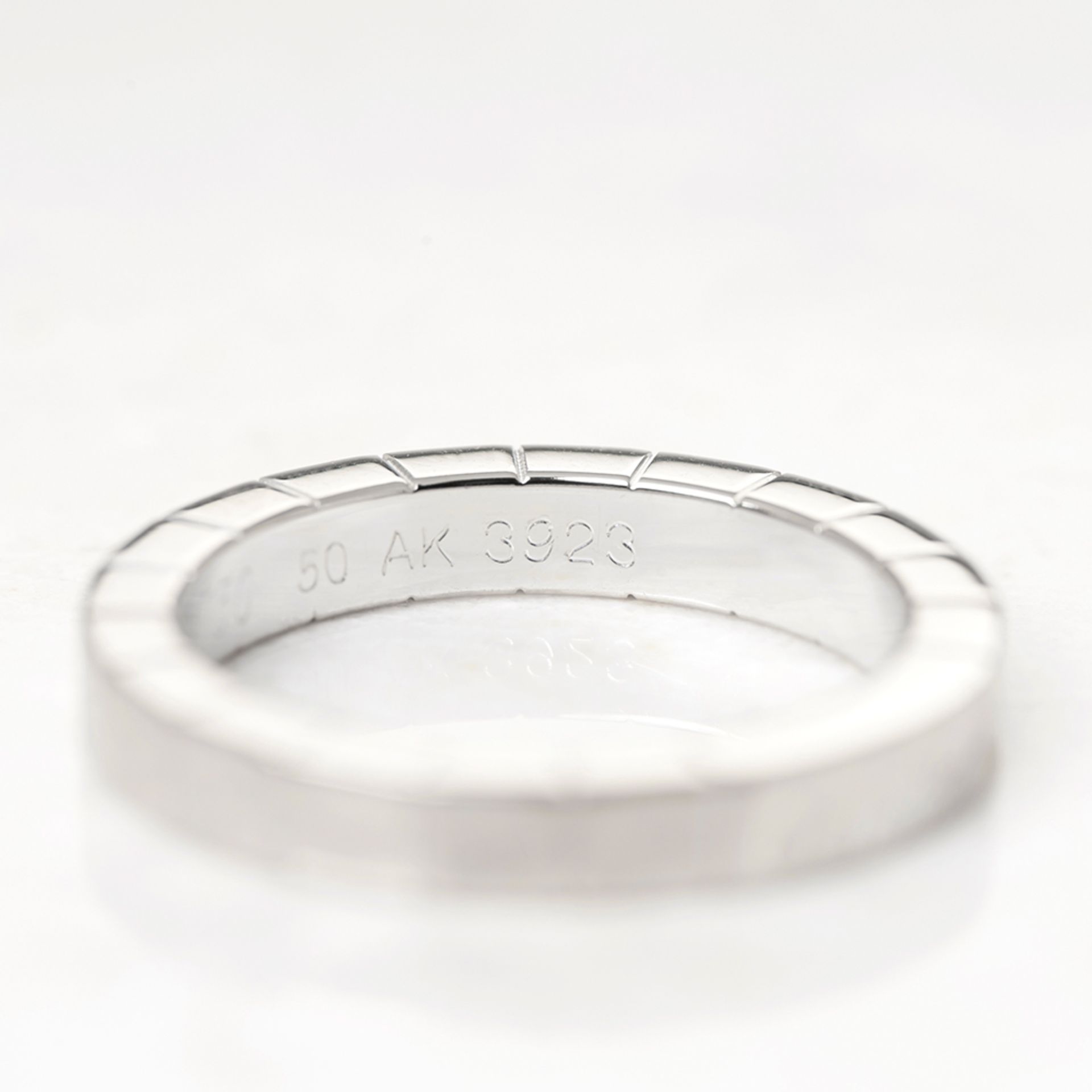 Cartier 18k White Gold Lanieres Ring - Image 5 of 7