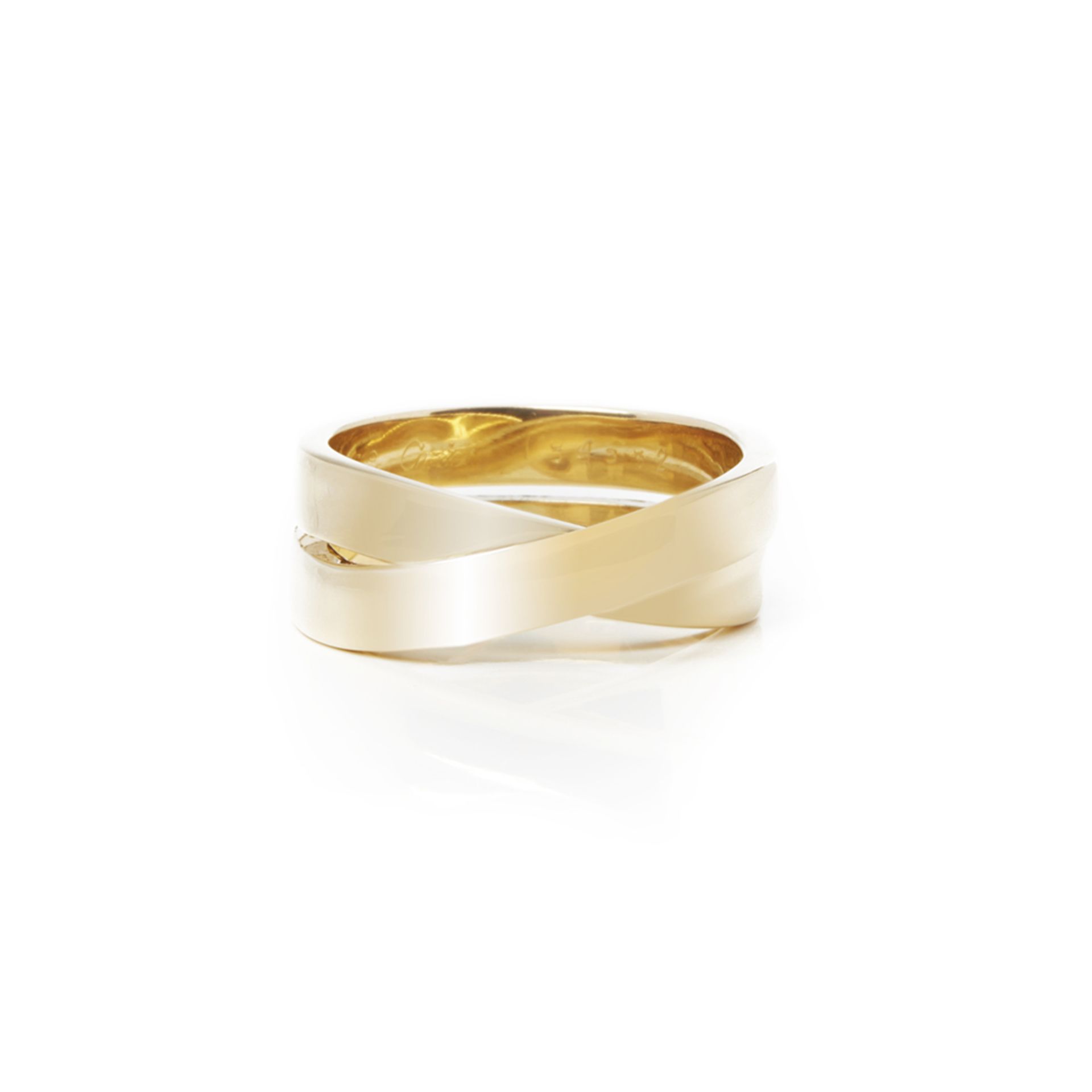 Cartier 18k Yellow Gold Paris Nouvelle Vague Ring Size R - Image 2 of 7