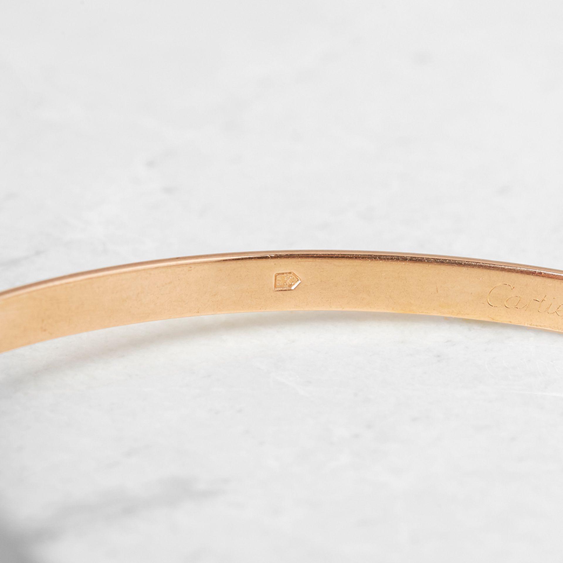 Cartier 18k Yellow, White & Rose Gold Trinity Bracelet - Bild 8 aus 10