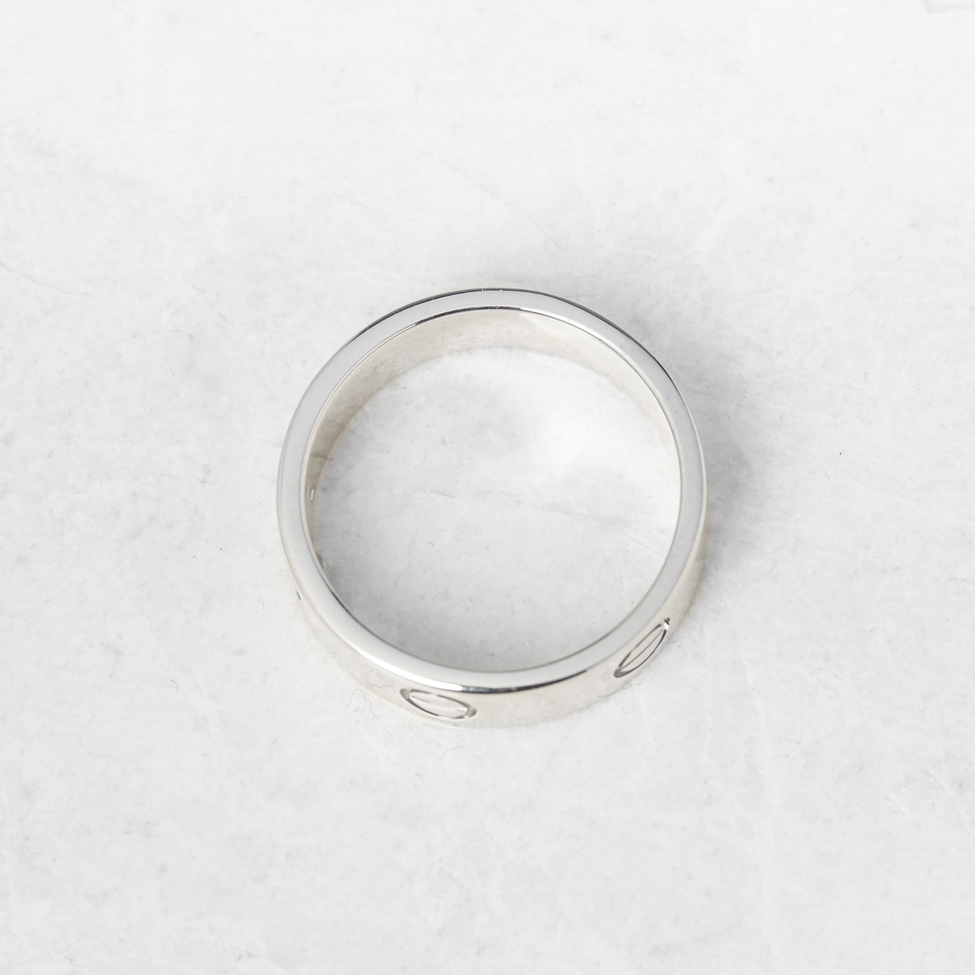 Cartier 18k White Gold Love Ring - Bild 5 aus 7