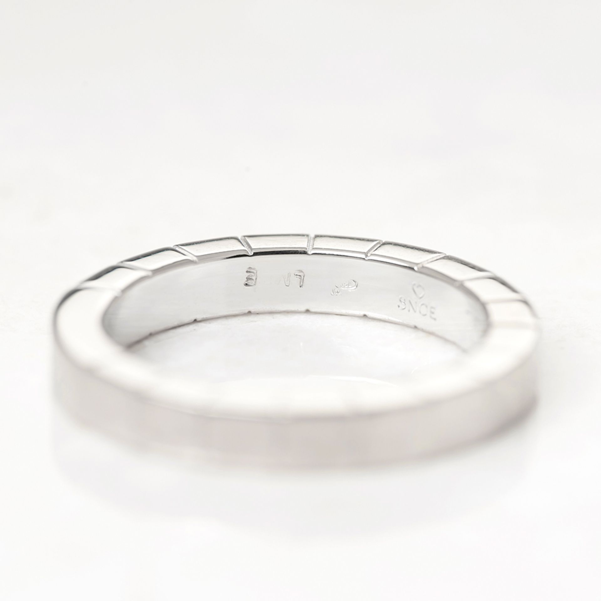 Cartier 18k White Gold Lanieres Ring - Image 6 of 7