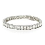 Cartier Platinum Diamond Tennis Bracelet