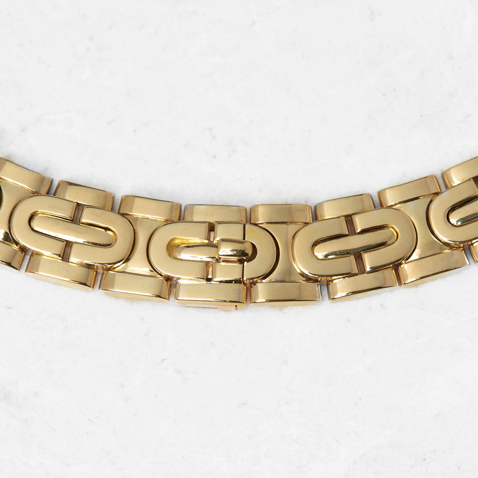 Cartier 18k Yellow Gold Oval Link Collar 0.70ct Diamond Panthre Necklace with Box & Papers - Image 2 of 7