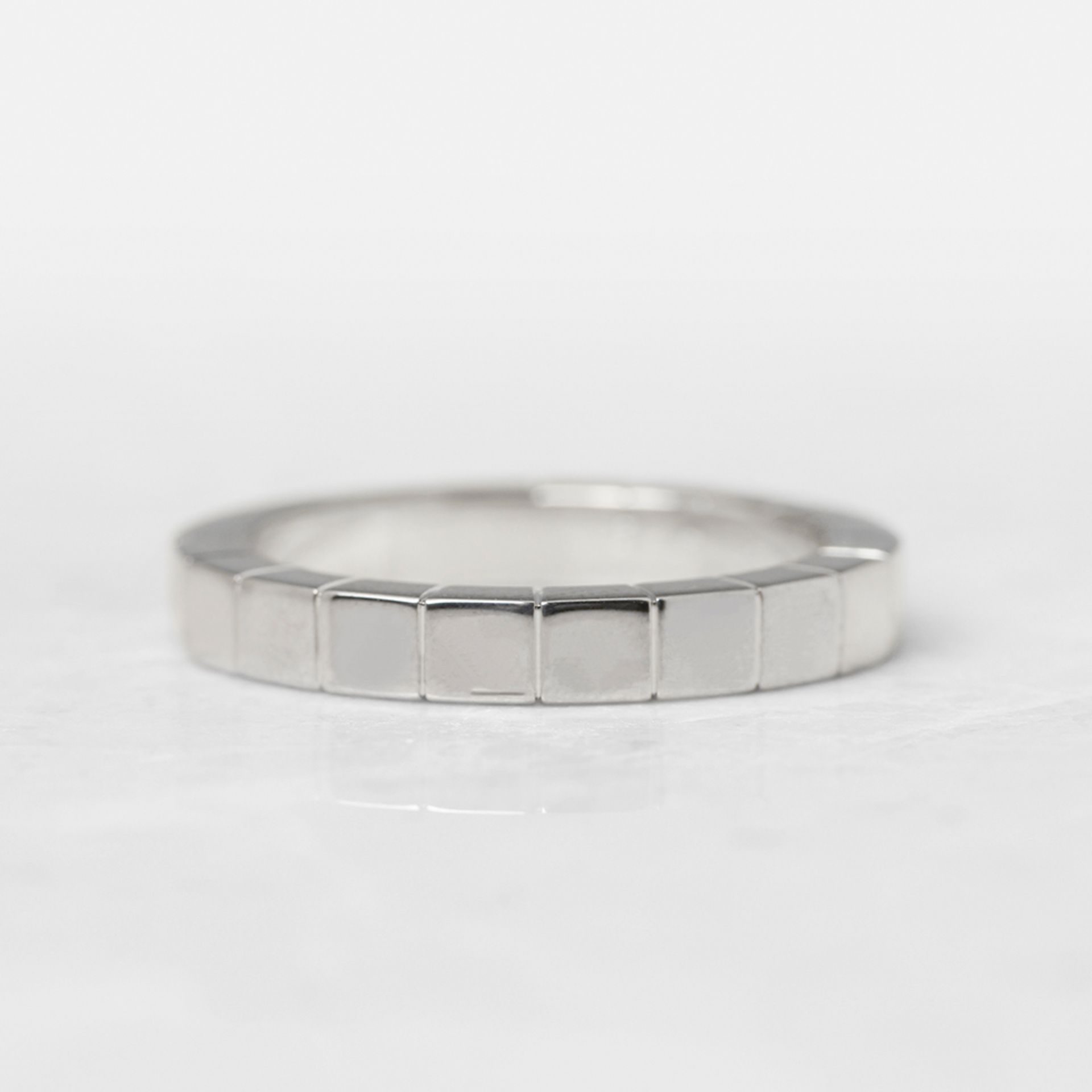 Cartier 18k White Gold Lanieres Ring - Image 3 of 7