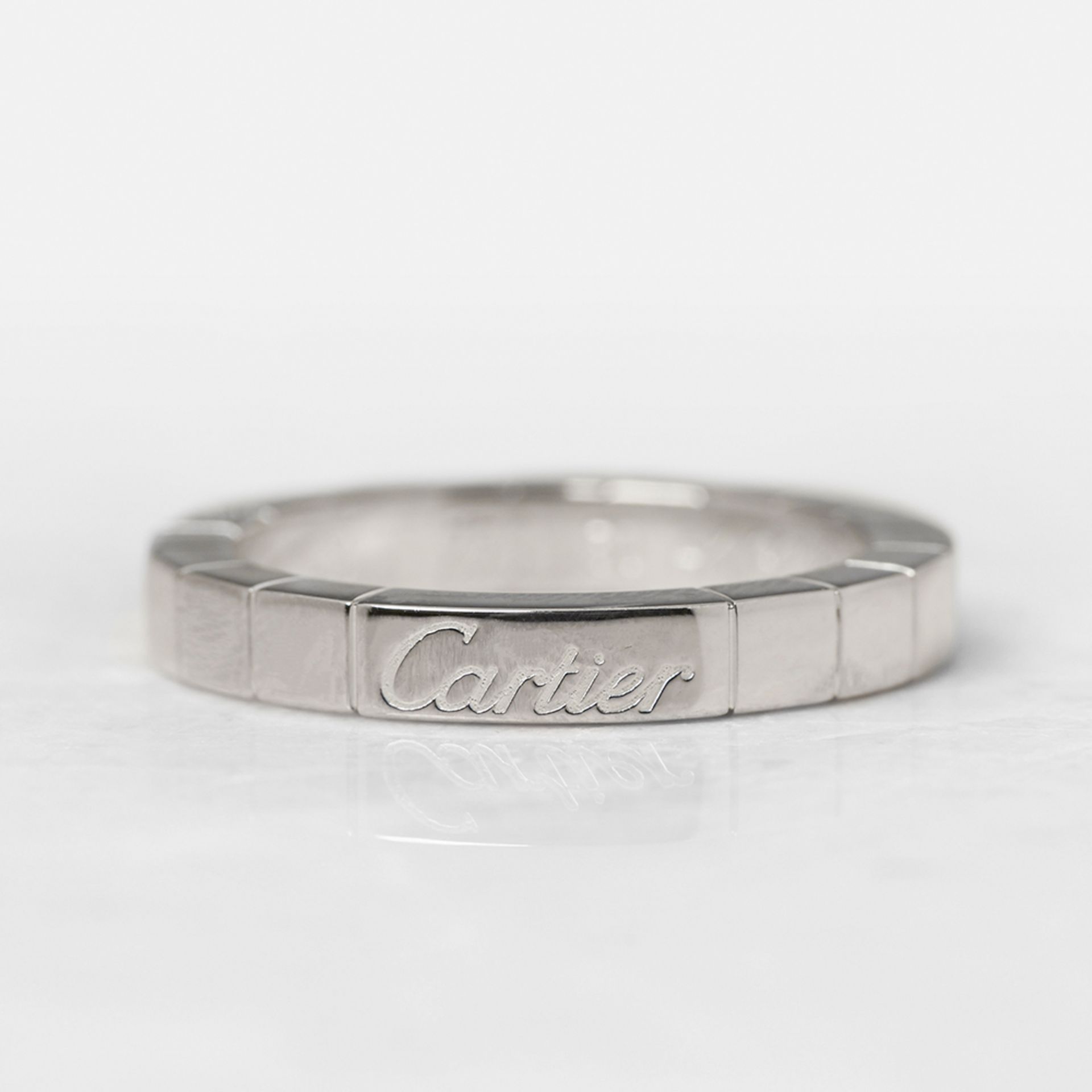 Cartier 18k White Gold Lanieres Ring