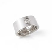 Cartier 18k White Gold Diamond High Love Ring