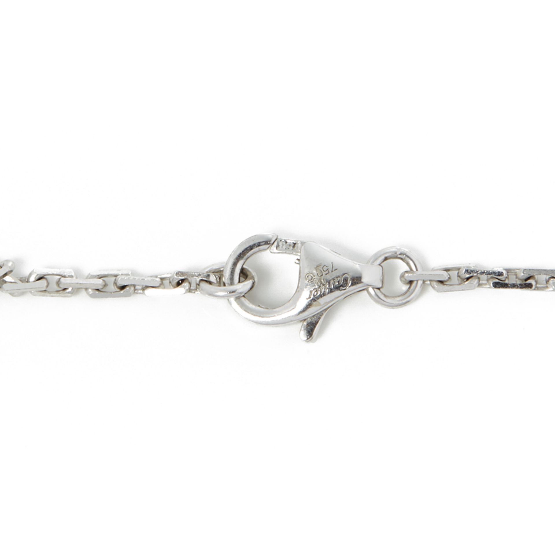 Cartier 18k White Gold Diamond Love Necklace - Image 3 of 6