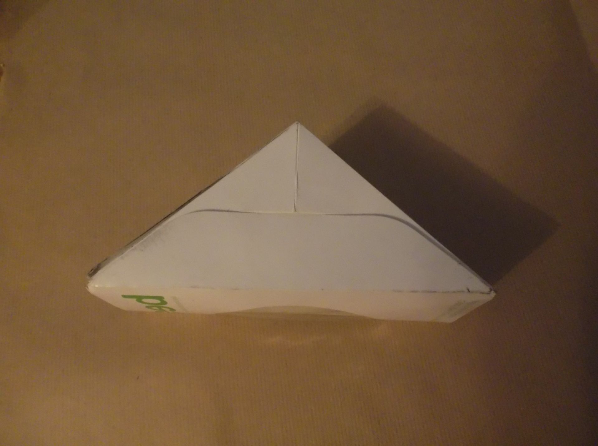 1 Bx Of 500 Eco Frendly Cardboard Sandwich Wedge - Image 5 of 6