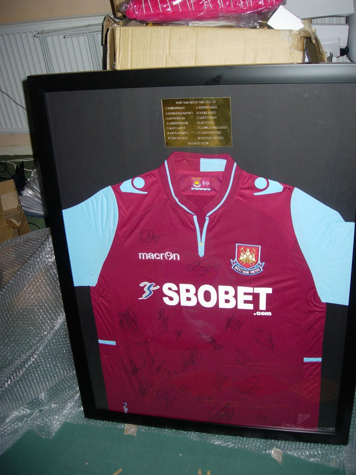 1 X Westham Utd Shirt - Image 3 of 3