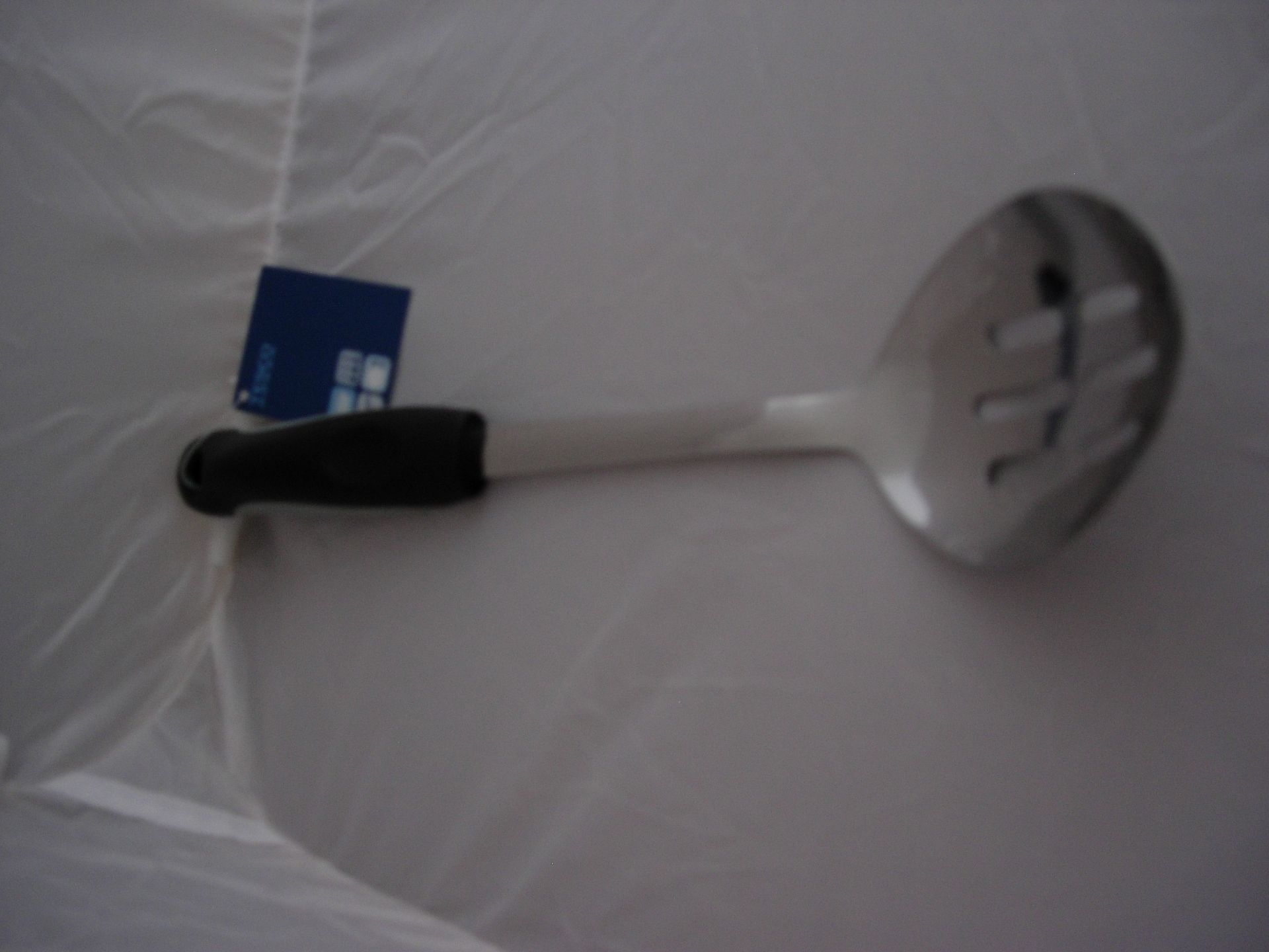 10 X Tesco Soft Grip Slotted Spoons - Image 4 of 4