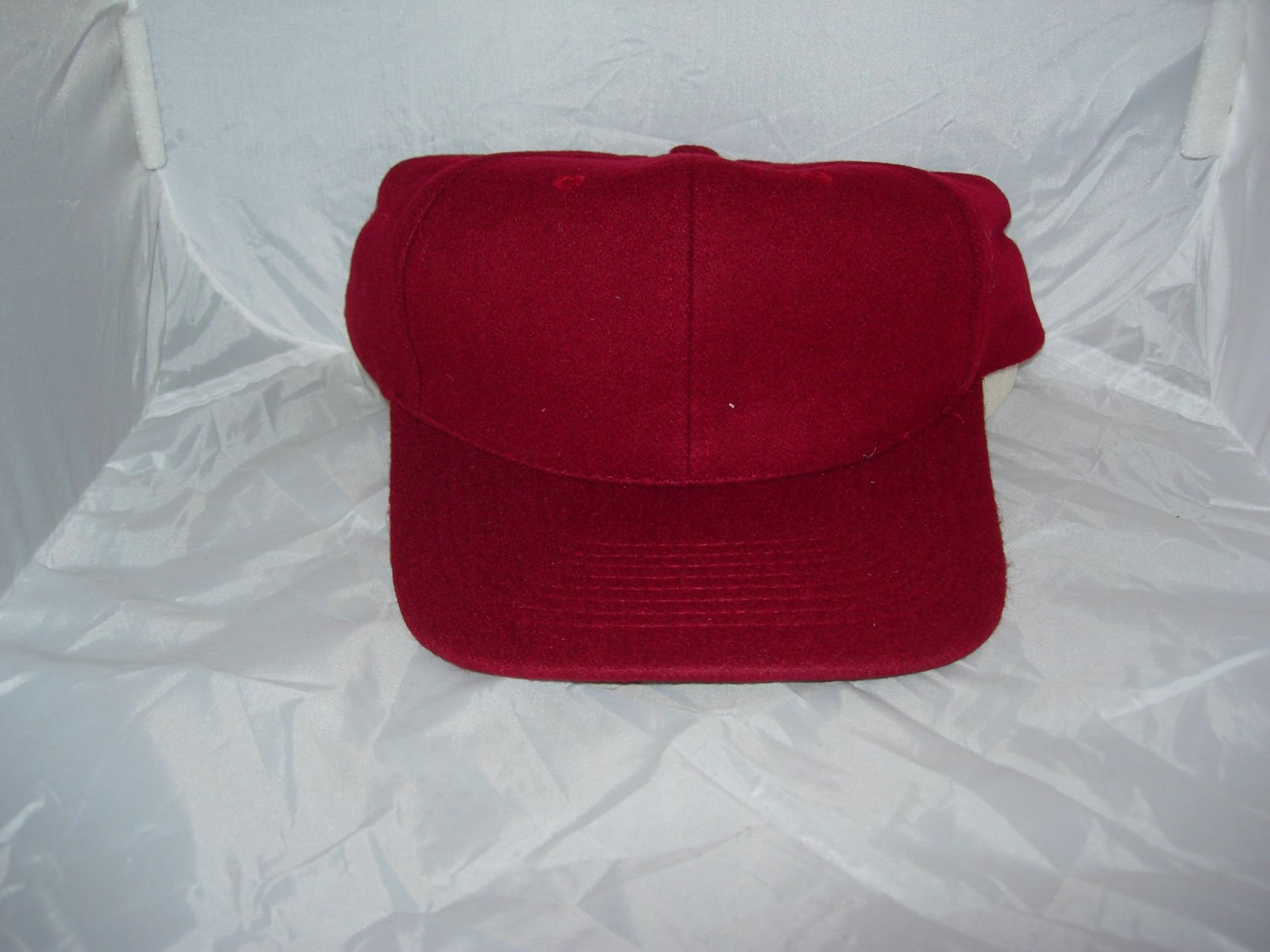 1 Bx Of 144 Maroon Baseball Caps - Image 2 of 2