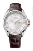 BRAND NEW GENTS HUGO BOSS WATCH 1512876, COMPLETE WITH ORIGINAL BOX AND MANUAL