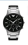 BRAND NEW EMPORIO ARMANI AR2460 GENTS CHRONOGRAPH WATCH, COMPLETE WITH ORIGINAL PACKAGING AND