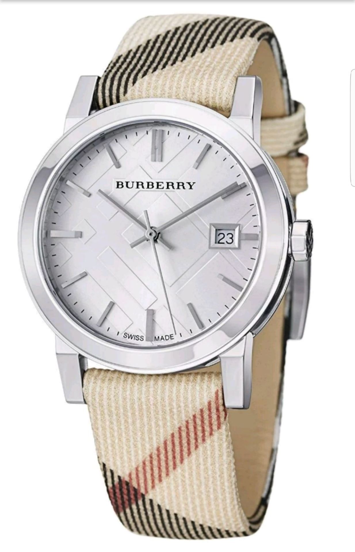 BRAND NEW LADIES BURBERRY WATCH BU9113, COMPLETE WITH ORIGINAL BOX AND MANUAL