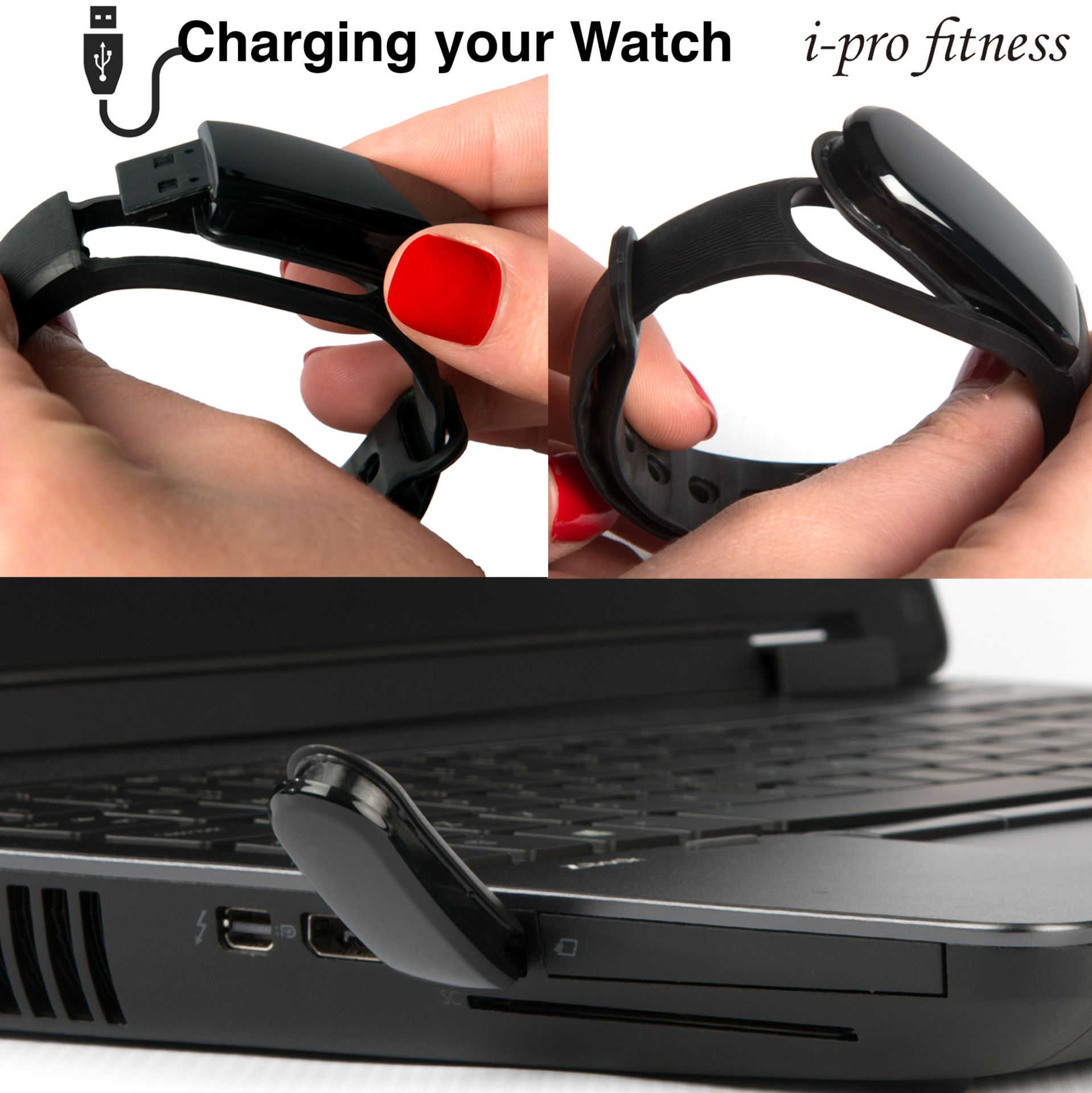 i-Pro ID101 Fitness Tracker Seamless Pairing With VeryFit 2.0 App Bluetooth Exercise Tracker, - Bild 2 aus 5