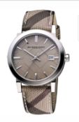 BRAND NEW LADIES BURBERRY WATCH BU9118, COMPLETE WITH ORIGINAL BOX AND MANUAL