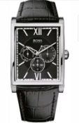 BRAND NEW GENTS HUGO BOSS WATCH 1512401, COMPLETE WITH ORIGINAL BOX AND MANUAL