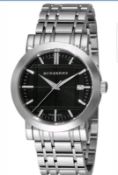 BRAND NEW GENTS BURBERRY WATCH BU1364, COMPLETE WITH ORIGINAL BOX AND MANUAL