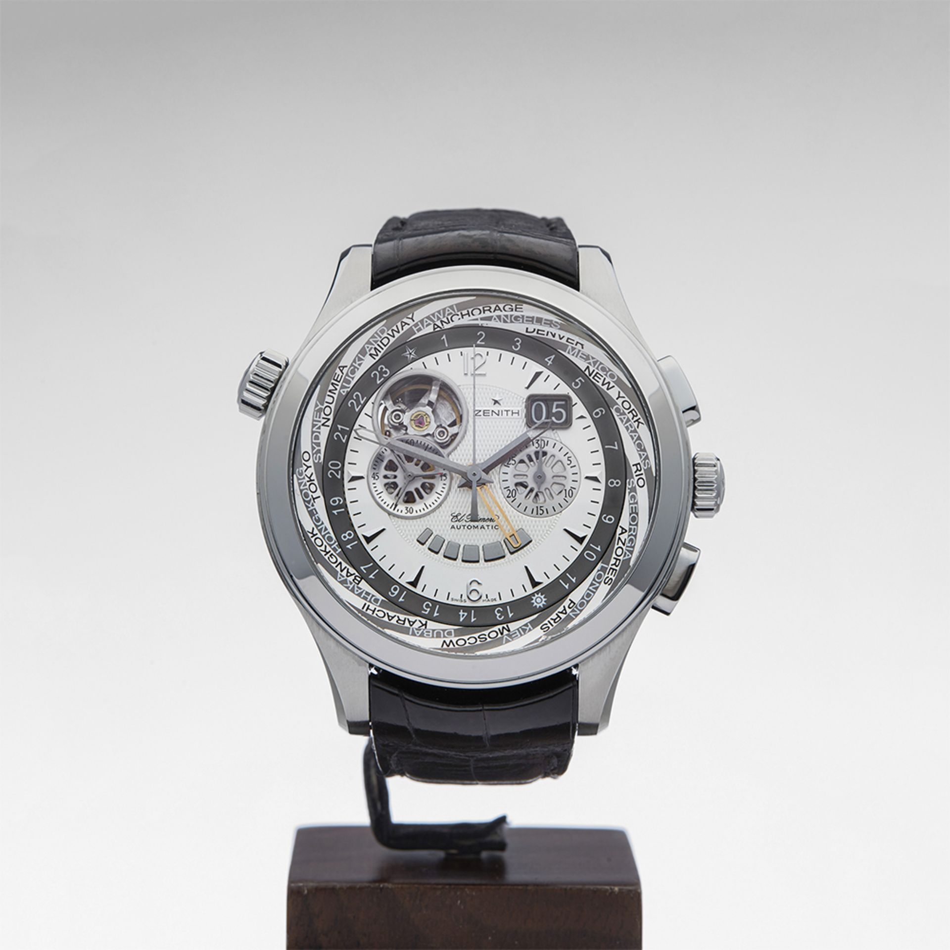 Zenith El Primero Grande Class Multicity Chronograph 46mm Stainless Steel - 03 0520 4037 - Bild 2 aus 9