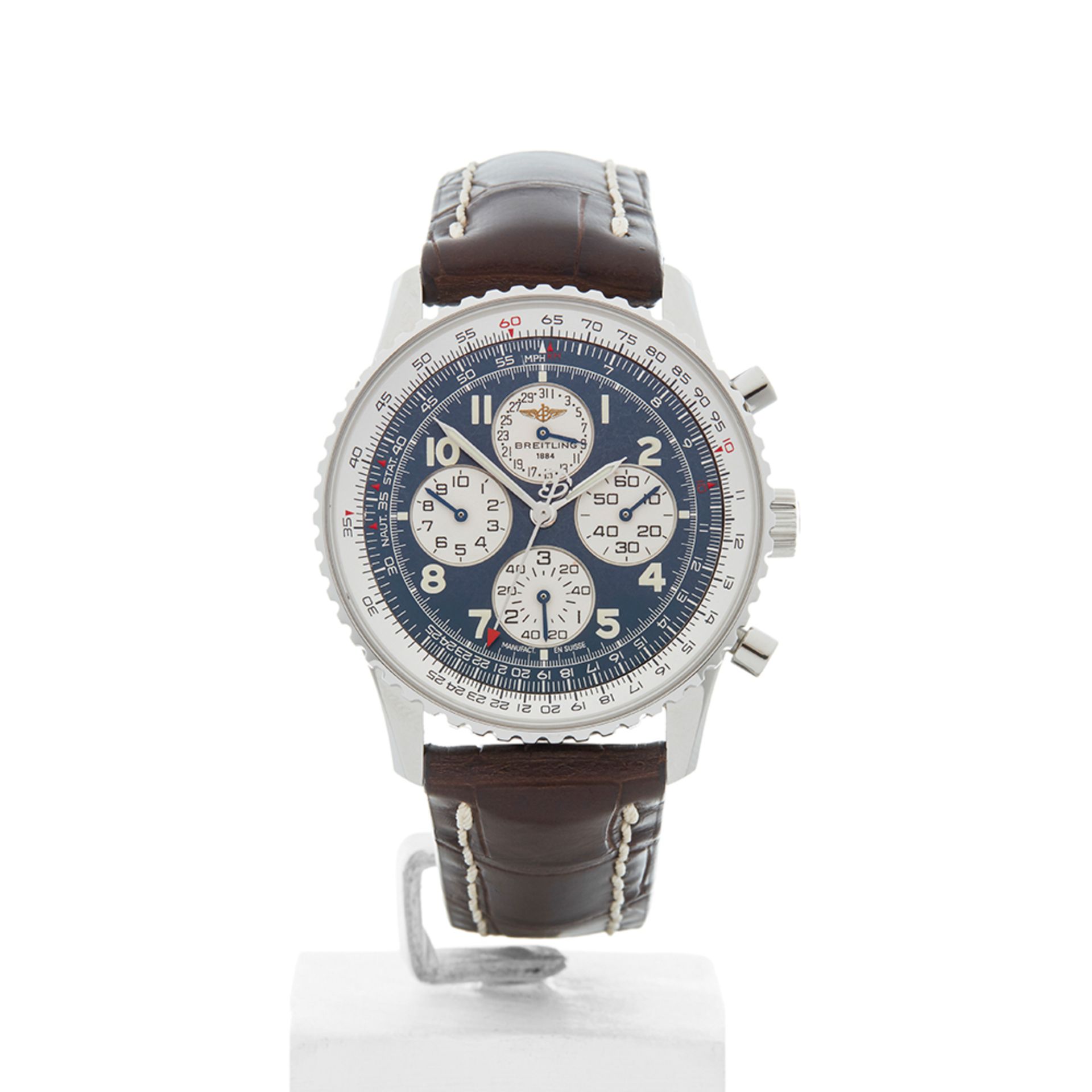 Breitling Navitimer Chronograph 38mm Stainless Steel - A33030 - Bild 2 aus 9