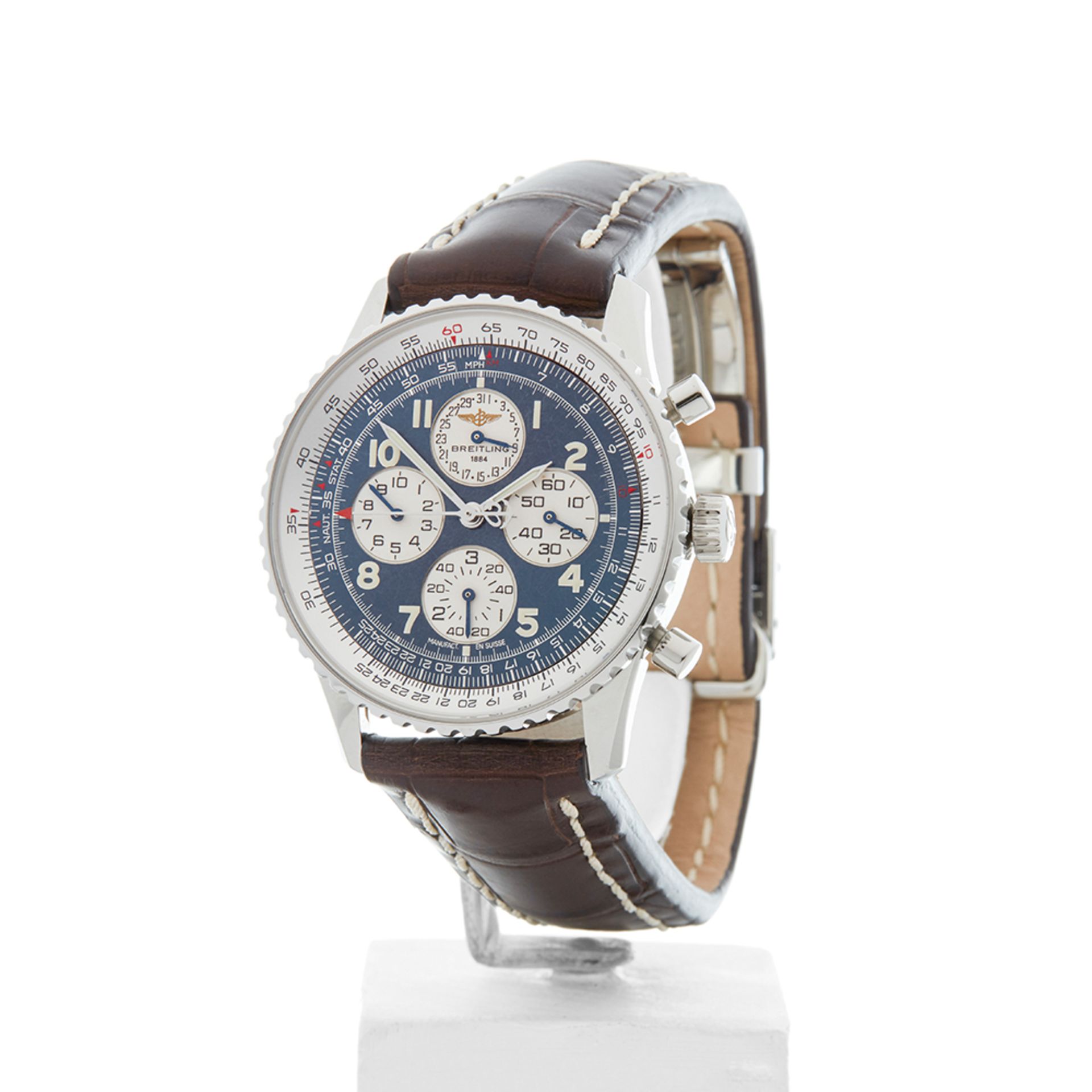 Breitling Navitimer Chronograph 38mm Stainless Steel - A33030 - Image 3 of 9