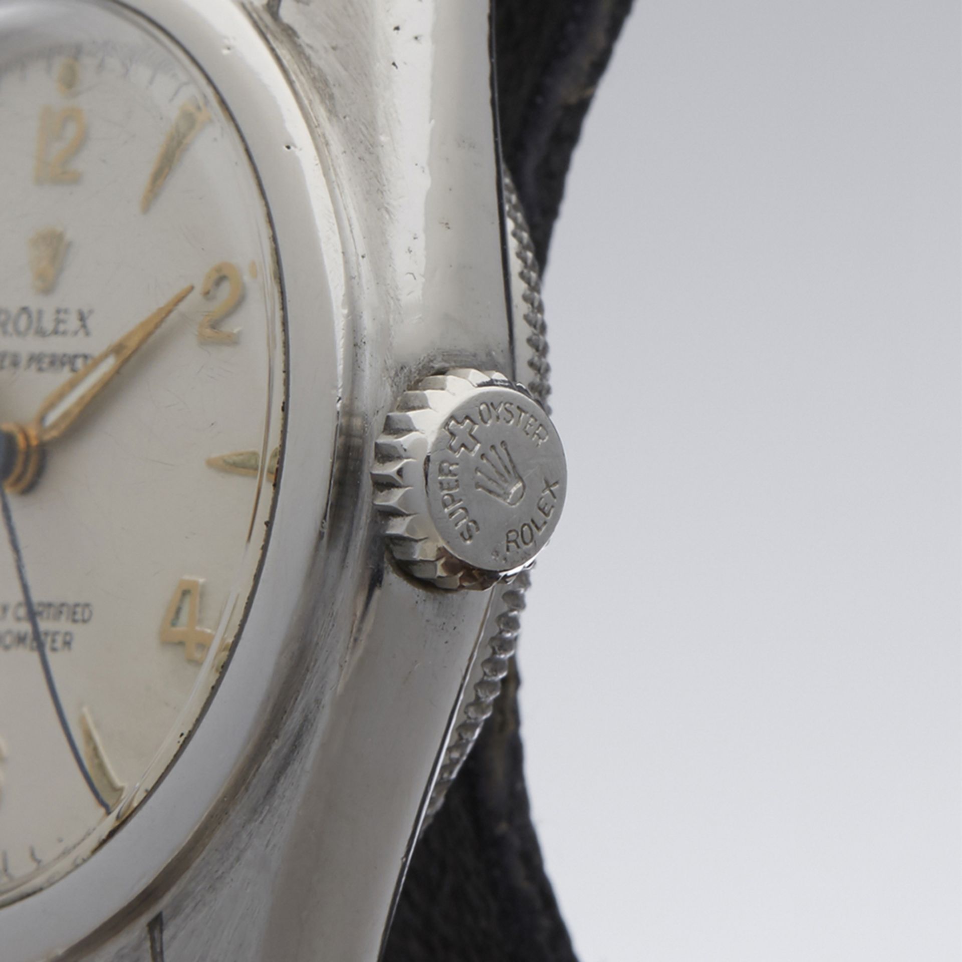 Rolex Vintage Bubble Back 32mm Stainless Steel - 6050 - Image 4 of 9