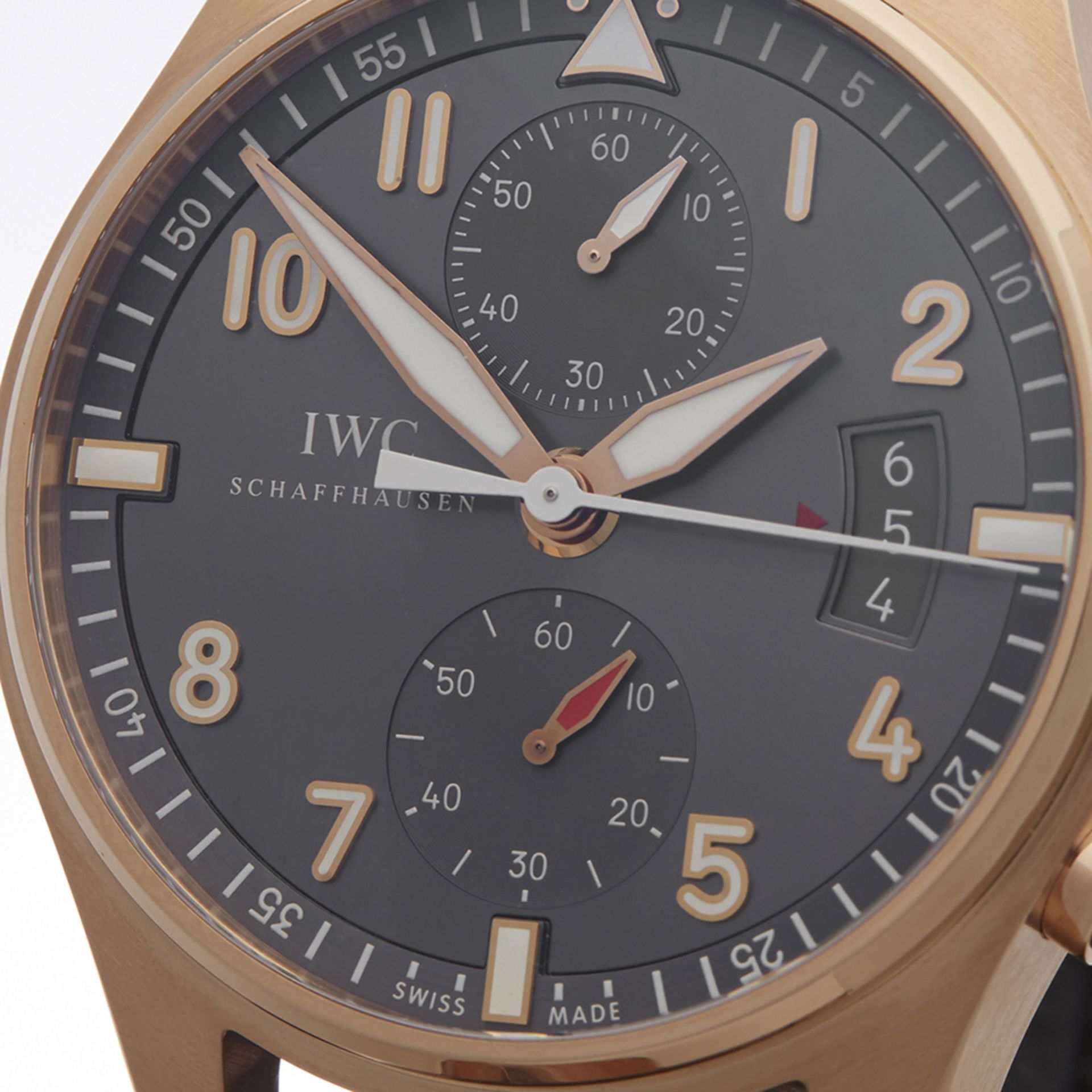 IWC Pilot's Chronograph Spitfire Chronograph 43mm 18k Rose Gold - IW387803