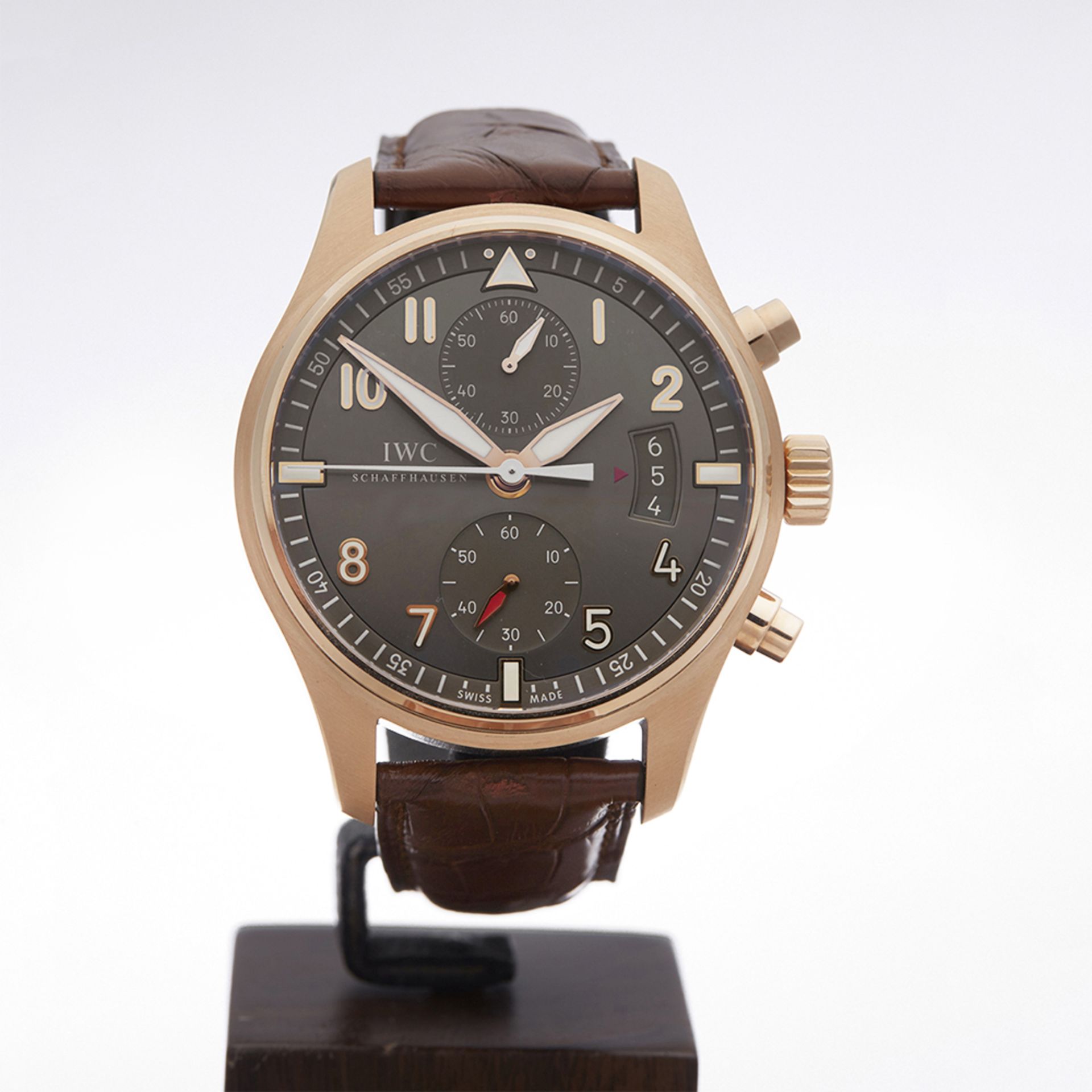 IWC Pilot's Chronograph Spitfire Chronograph 43mm 18k Rose Gold - IW387803 - Bild 2 aus 9