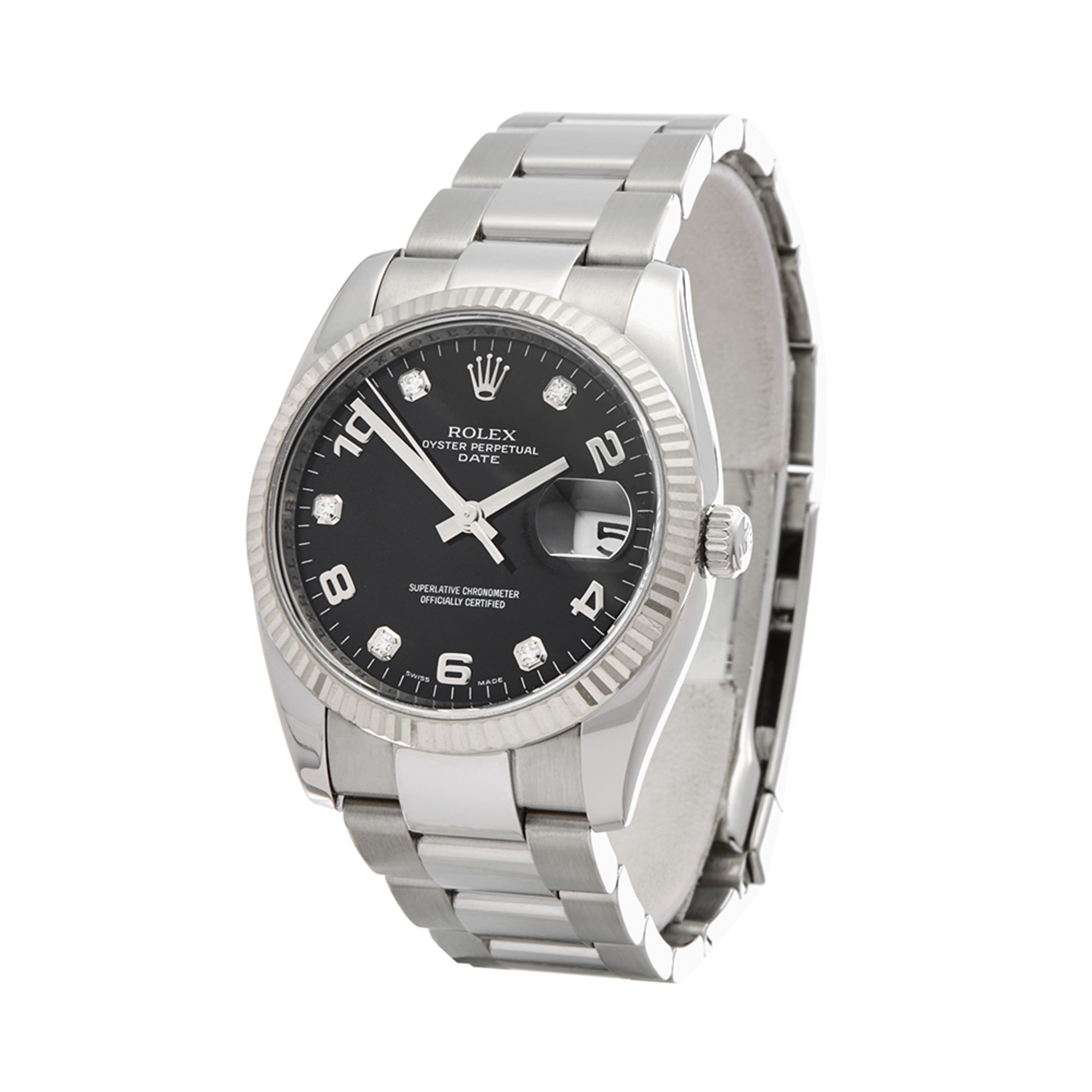 Rolex Oyster Perpetual Date 34mm Stainless Steel - 115234 - Image 3 of 8