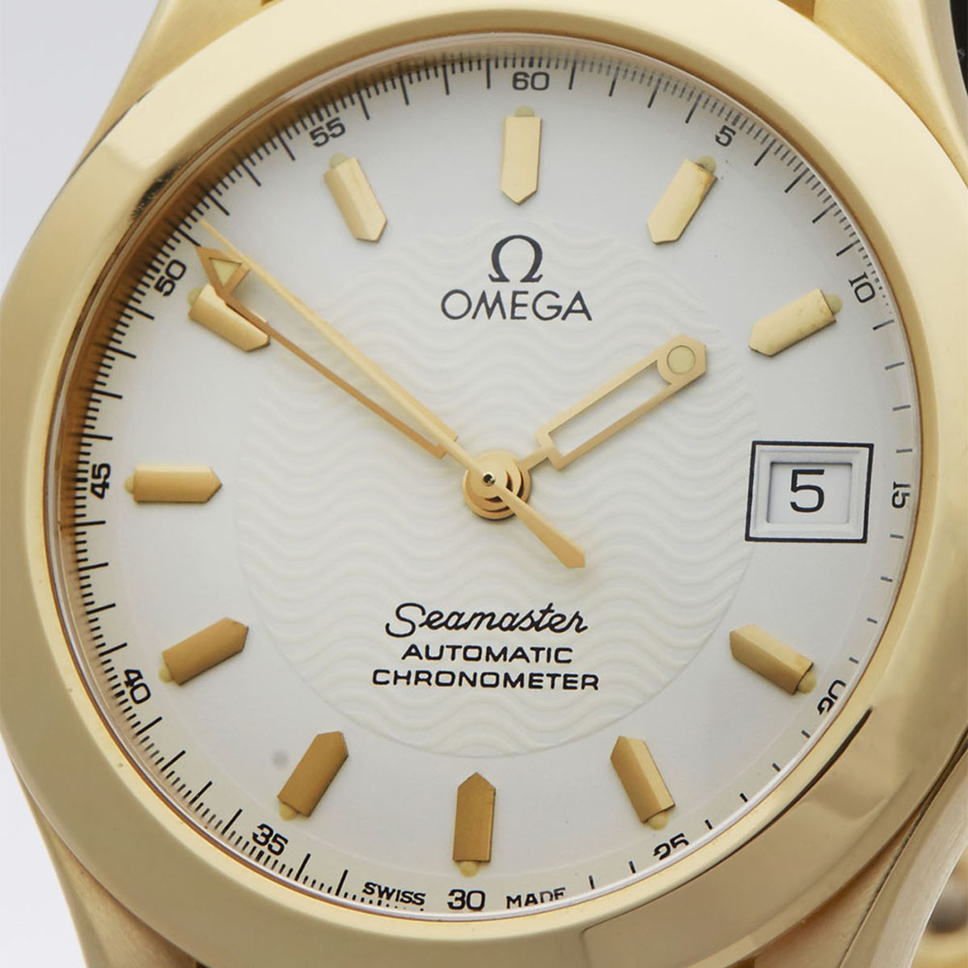 Omega Seamaster Chronometer 36mm 18k Yellow Gold - 2101.21.00