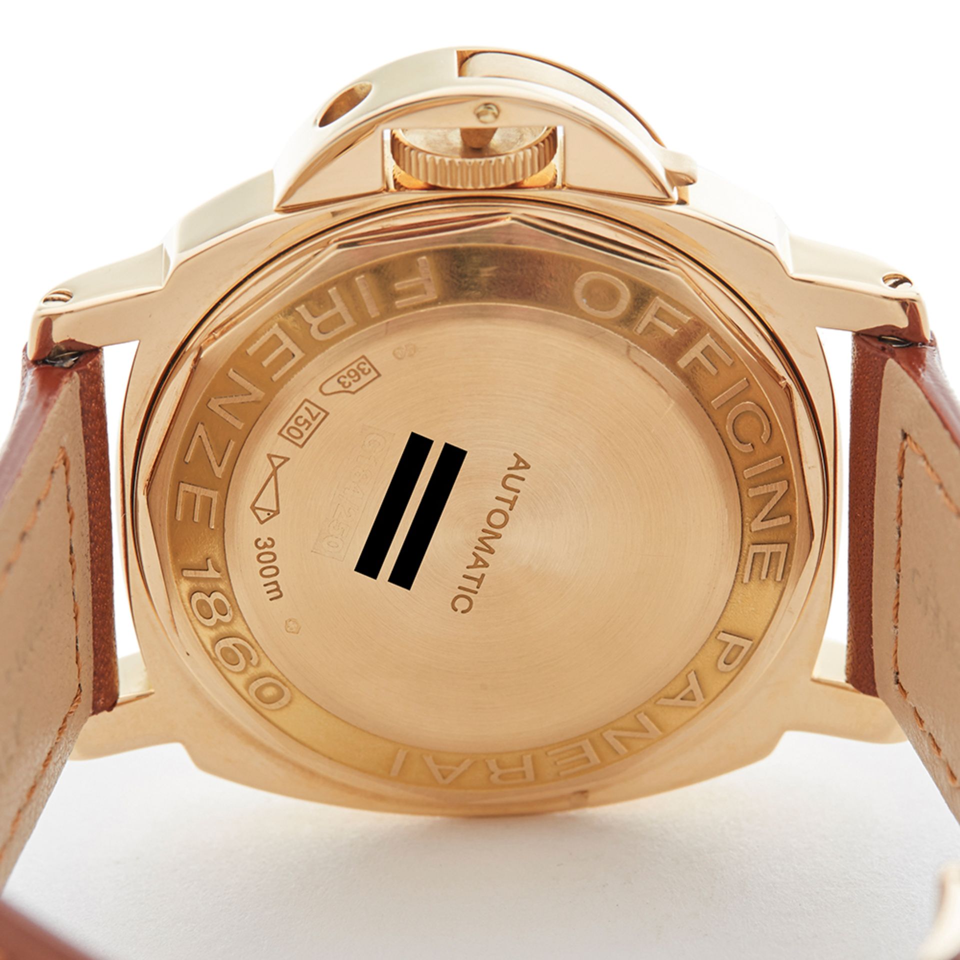 Panerai Luminor 44mm 18k Yellow Gold - PAM00140 - Image 8 of 9