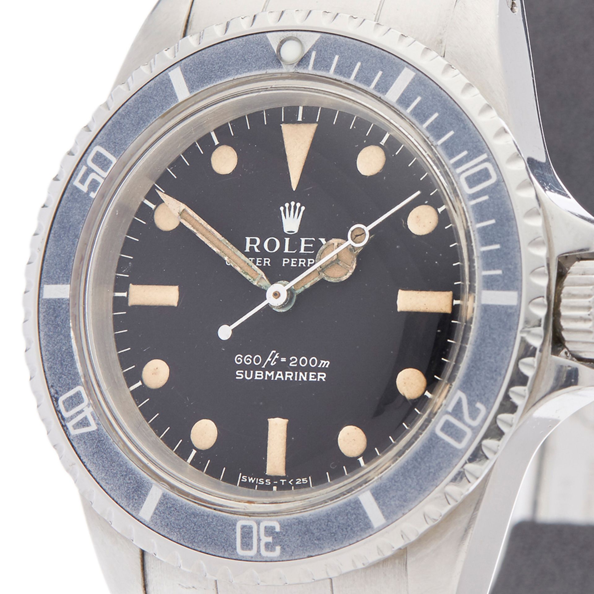 Rolex Submariner Serif Dial 40mm Stainless Steel - 5513
