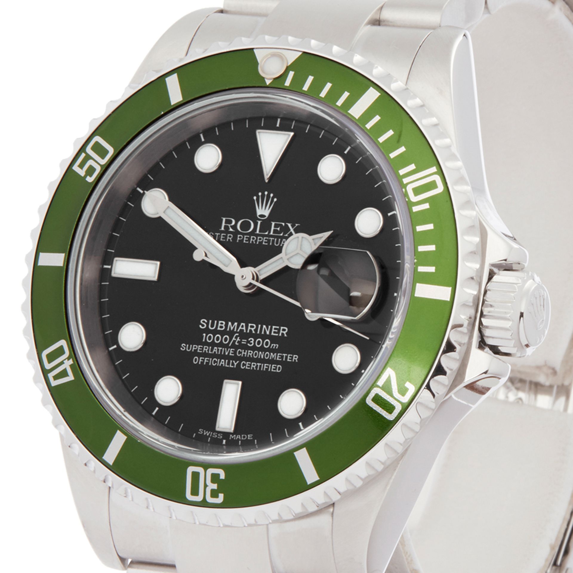 Rolex Submariner Kermit Flat 4 MK III Stainless Steel - 16610LV