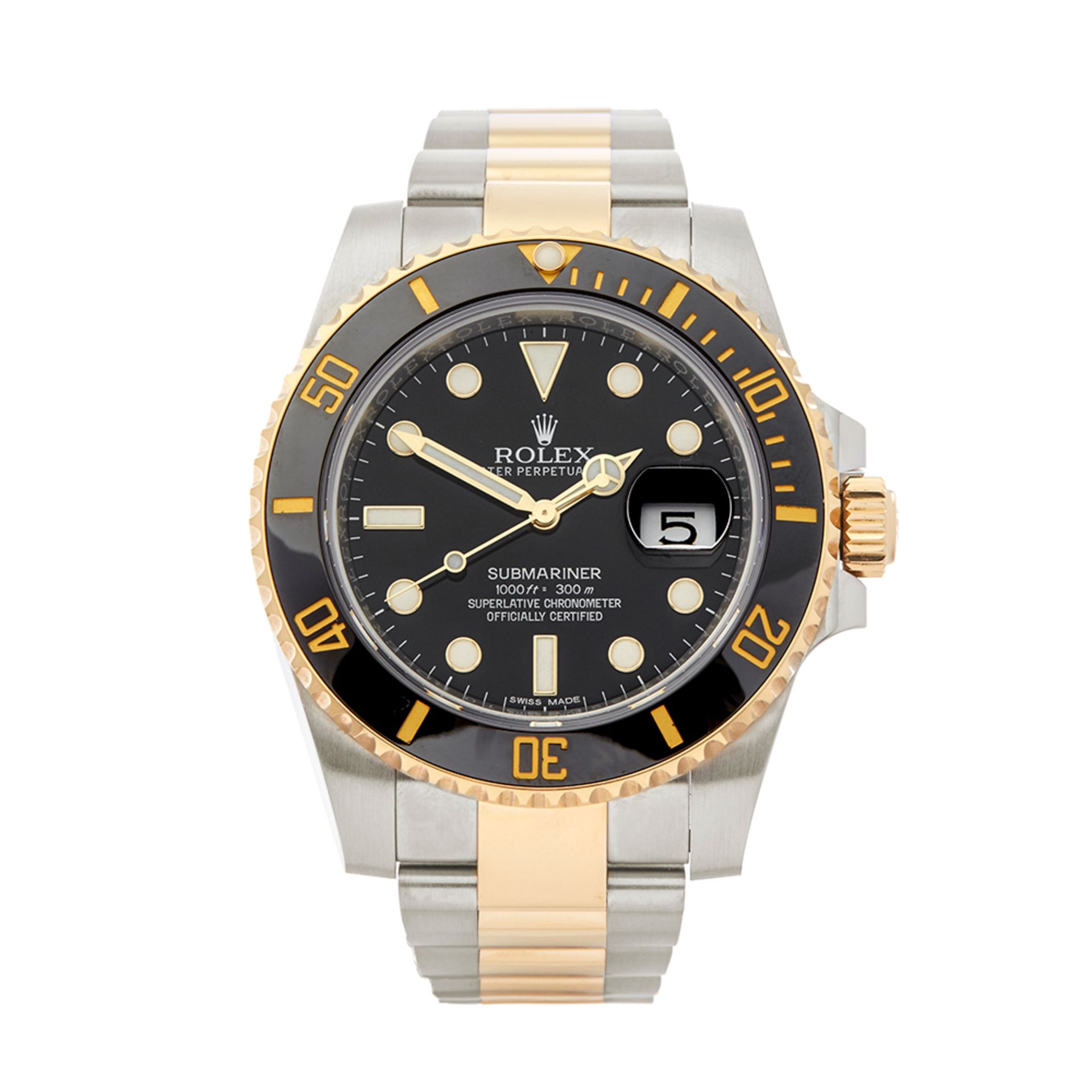 Rolex Submariner 40mm Stainless Steel & 18k Yellow Gold - 116613LN - Image 2 of 8