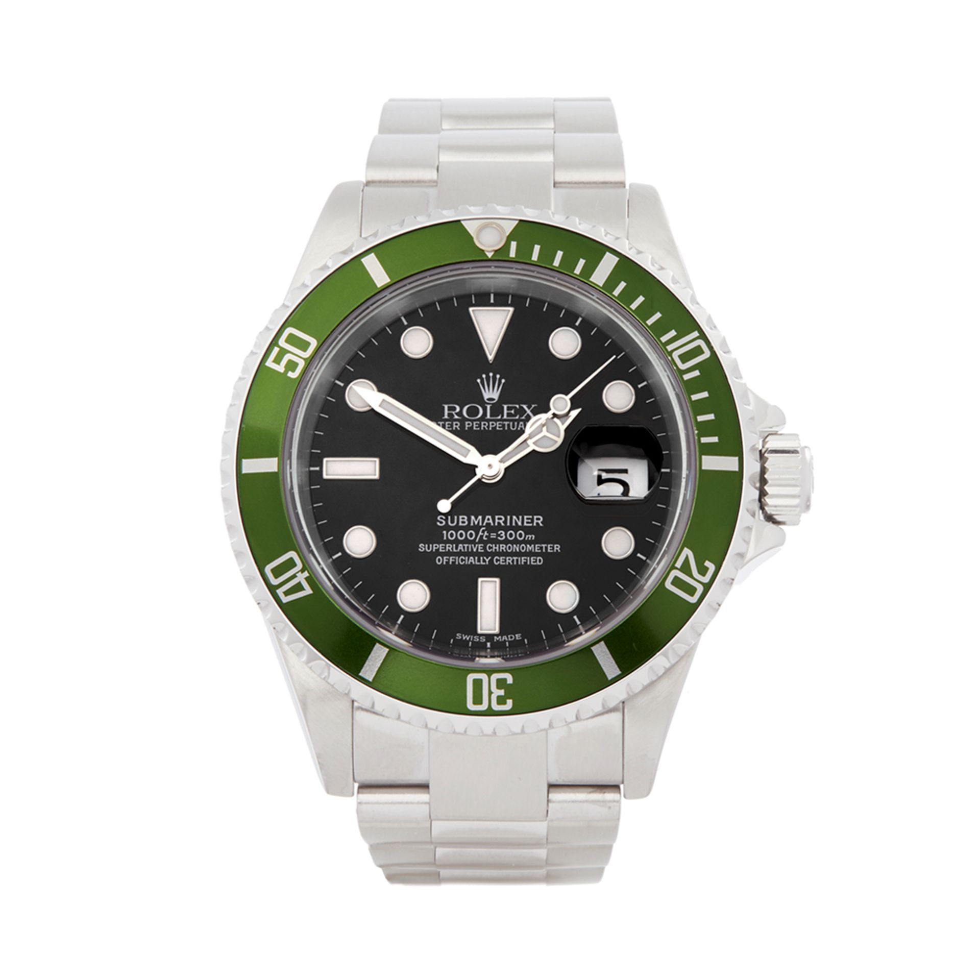 Rolex Submariner Kermit Flat 4 MK III Stainless Steel - 16610LV - Bild 2 aus 8