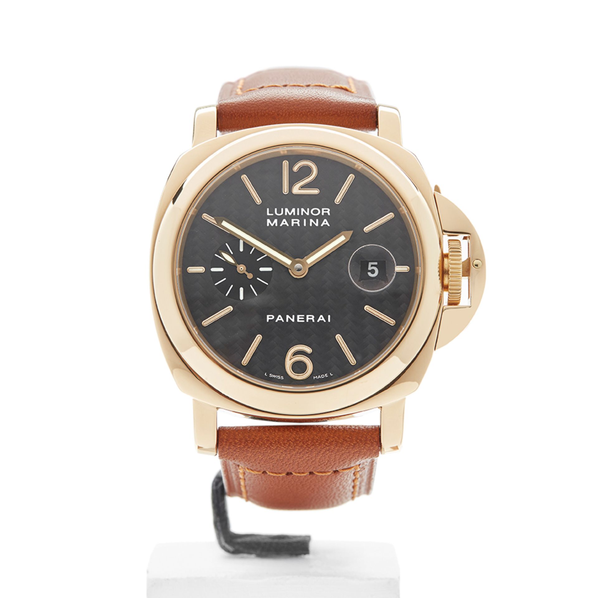 Panerai Luminor 44mm 18k Yellow Gold - PAM00140 - Image 2 of 9