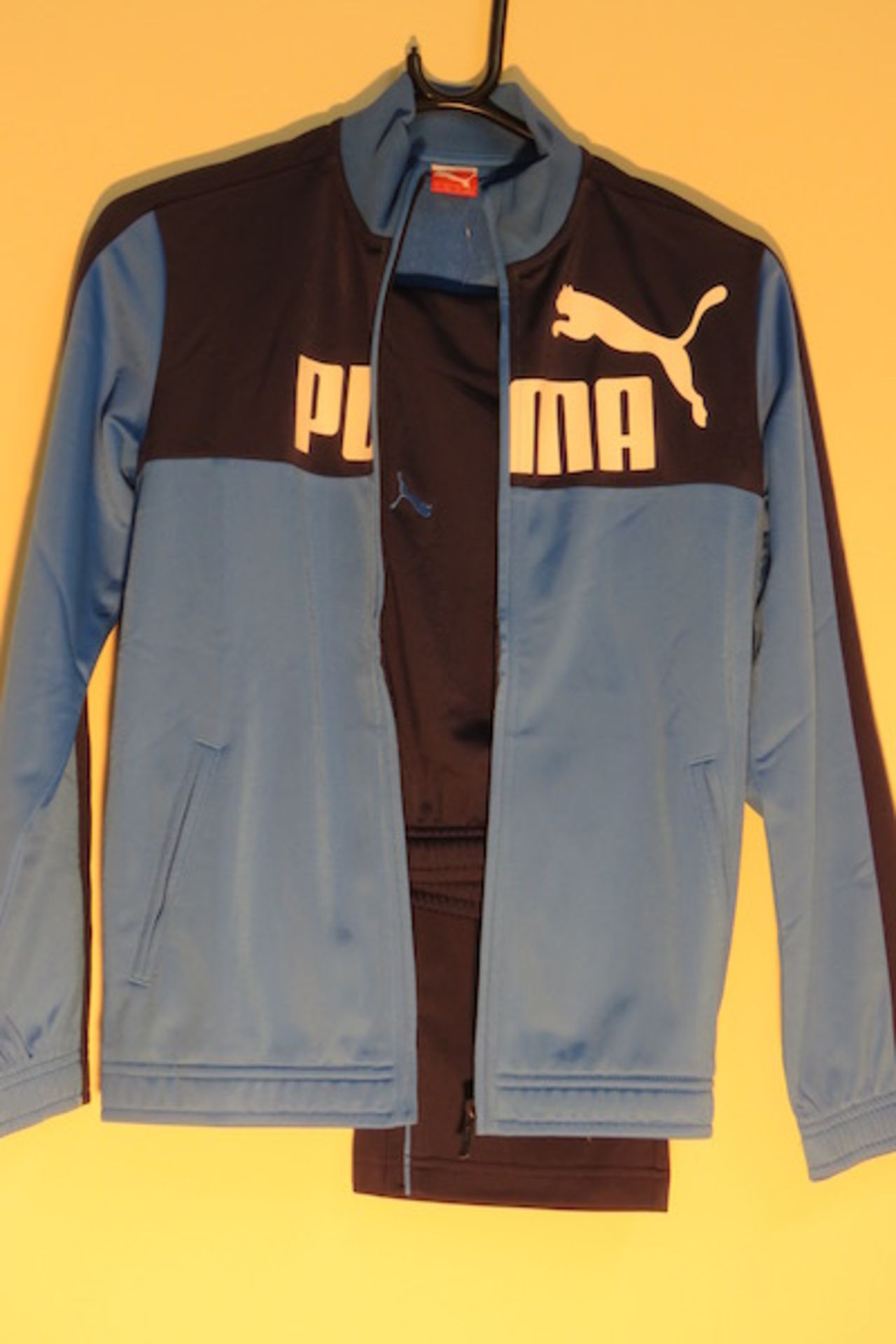 MEN'S PUMA FUN GRAPHIC BLUE TRACKSUIT UK 30/32