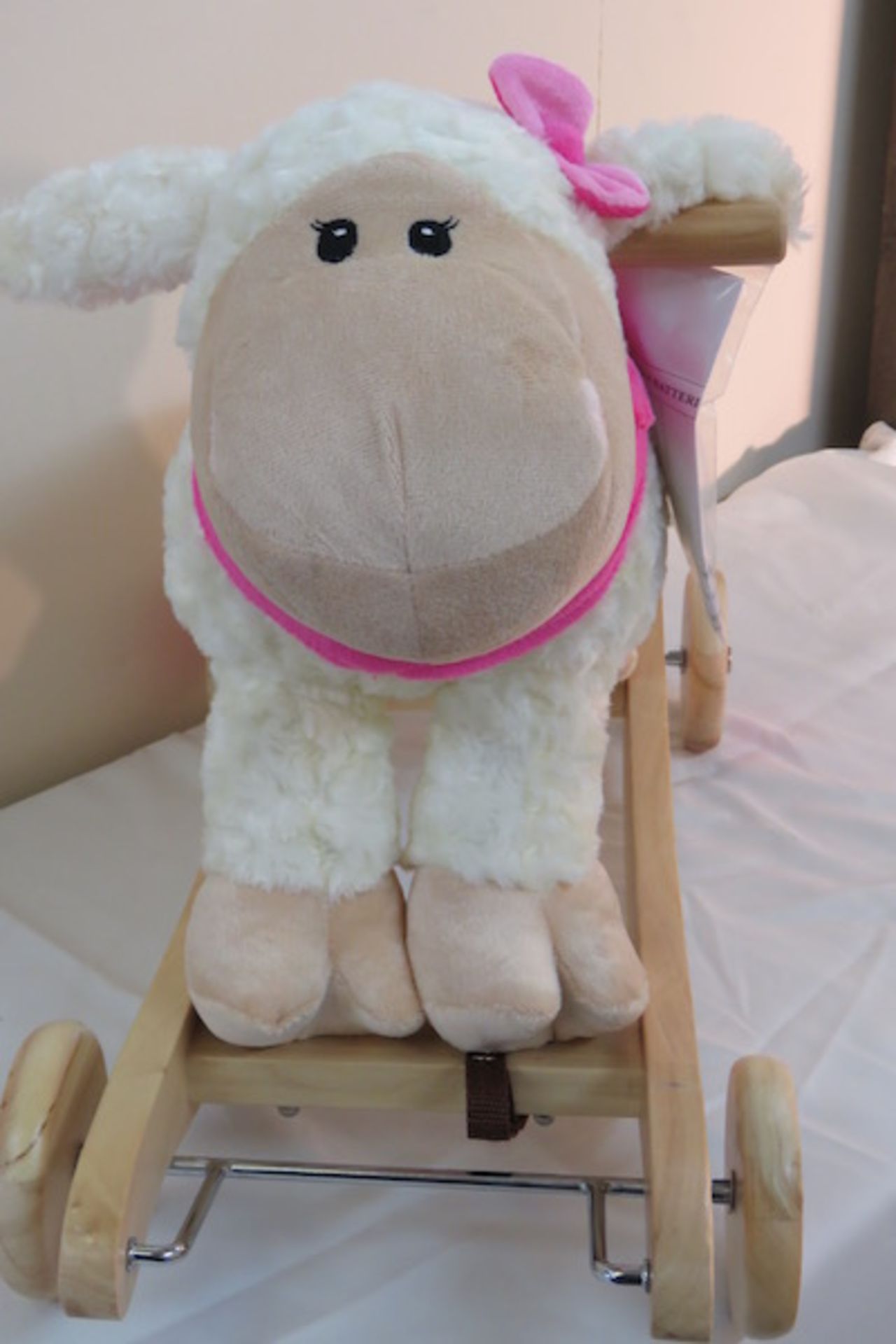 BRAND NEW ROCKING SHEEP WITH WHEELS - Image 2 of 3