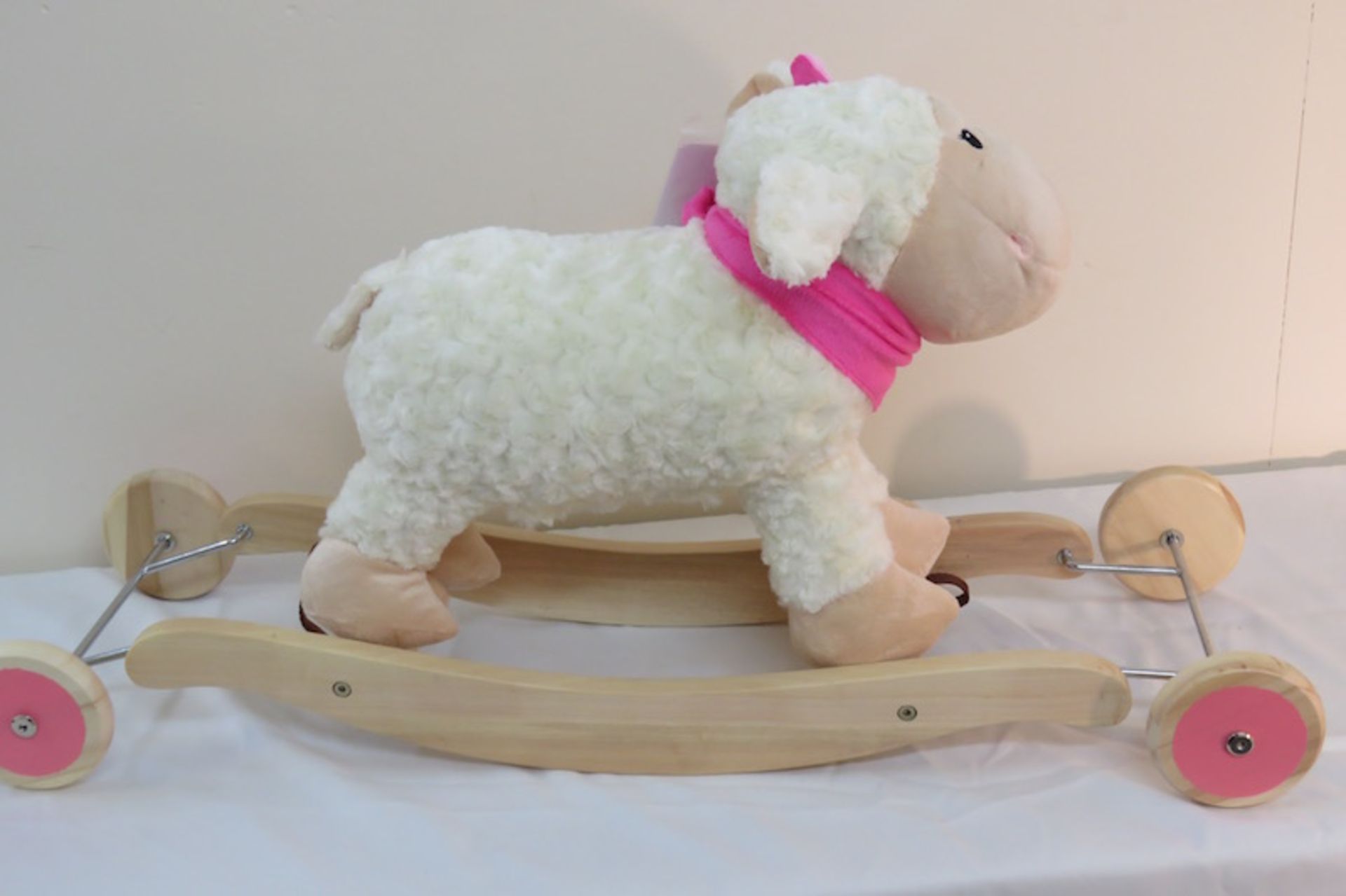 BRAND NEW ROCKING SHEEP WITH WHEELS - Image 3 of 3