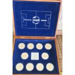 Boxed Set Of 10 German Football Medals With Certificate