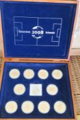 Boxed Set Of 10 German Football Medals With Certificate
