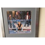 Signed Photo Of BLUE - 48cm x 48cm - Framed