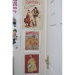 3x Vintage Rowntrees Chocolates Advertising Posters