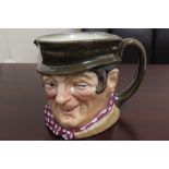 Large Royal Doulton Sam Weller Toby Jug - Introduced Circa 1940