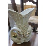 Italian Vase Depicting Swans