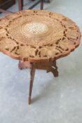 Heavily Carved Ornate Side Table