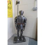Knight Suit Of Armour Bearing Axe