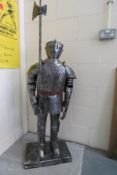 Knight Suit Of Armour Bearing Axe