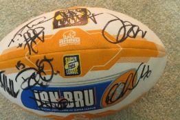 Signed Rugby Ball Signed By Salford Reds, 2014 Squad